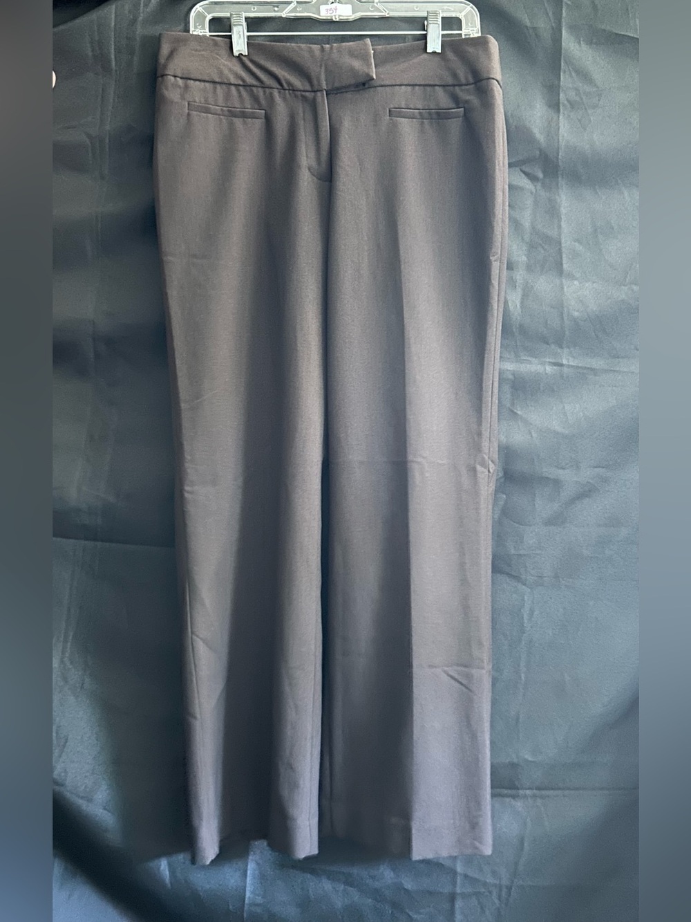 Ruby Rd. Women’s  Straight-Leg Dress Pants in Dark Brown 10 Petite